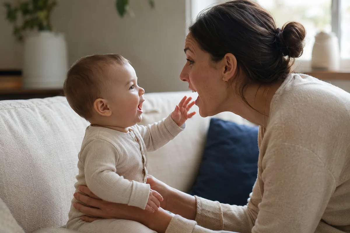 Como o bebê desenvolve linguagem antes de falar: o que acontece de 0 a 12 meses